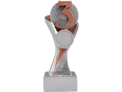 Statuette 1 2 3 Bronze 145 mm