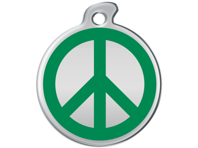 Hundetegn Fredstegn mellem grøn