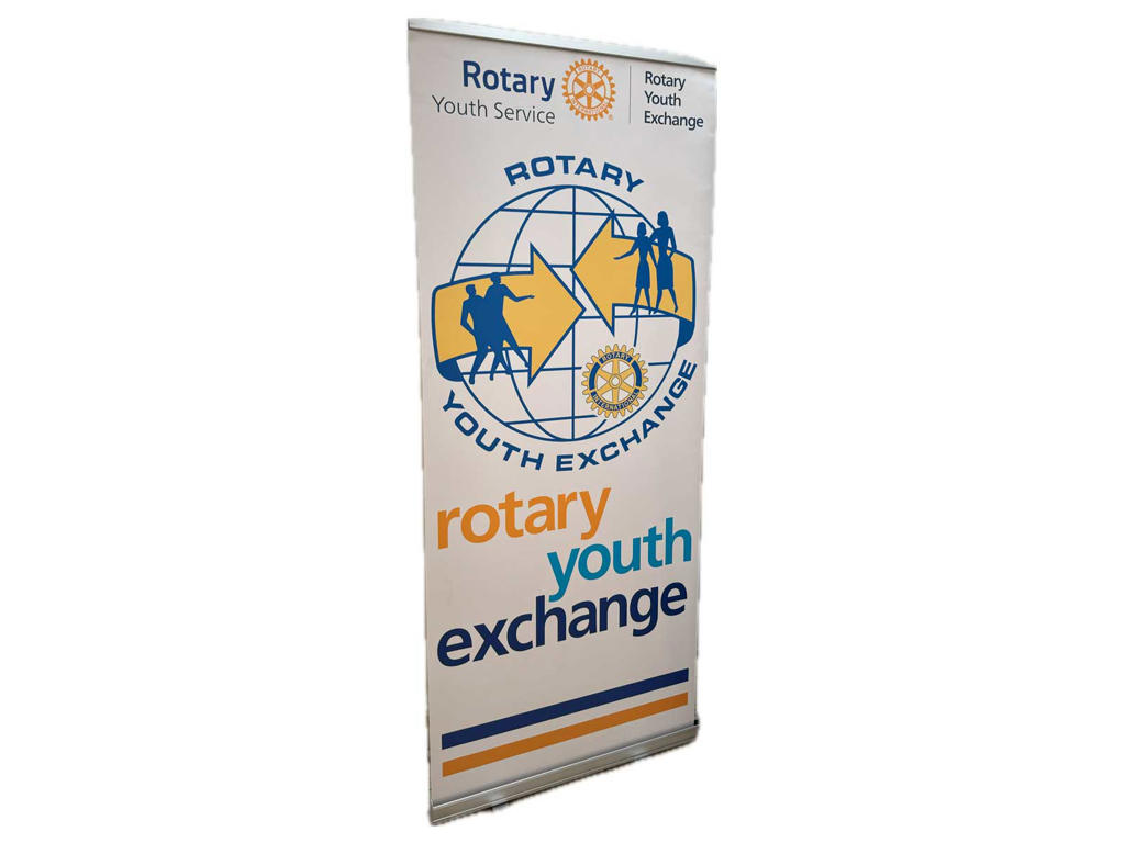 Rotary Rollup med eget design