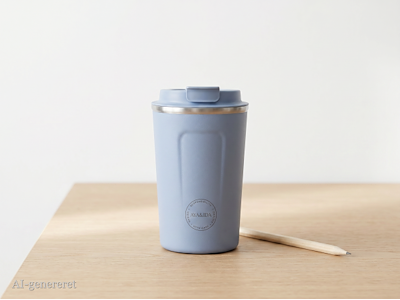 AYA&IDA CUP2GO - Pudderblå - 380ML