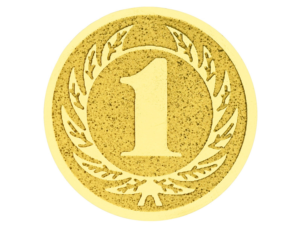 Aktivitetsemblem Tal 1 - 25 mm