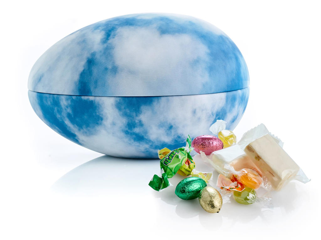 BLUE SKY PÅSKEÆG MED PÅSKEBLANDING