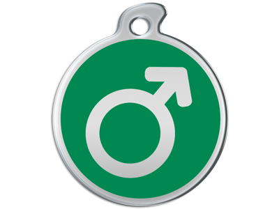 Hundetegn Mandetegn mellem grøn