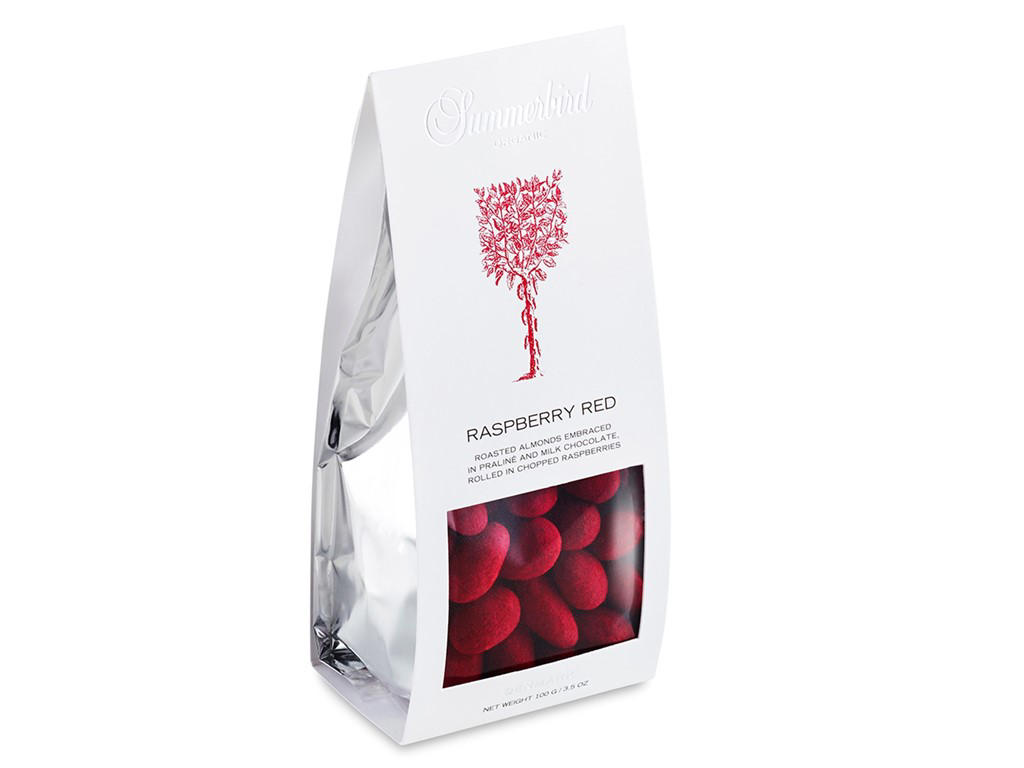 Summerbird Raspberry Red Dragerede Mandler 