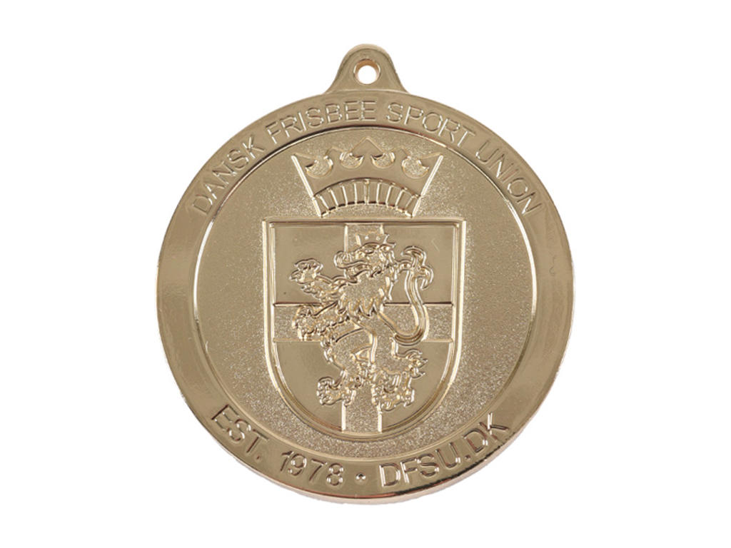 Dansk Frisbee Guldmedalje 50 mm