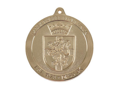 Dansk Frisbee Guldmedalje 50 mm