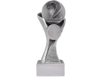 Statuette 1 2 3 Sølv 140 mm