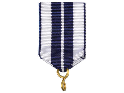 Båndspids - mørkeblå/hvid