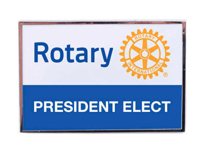 Rotary President Elect, 30x20 mm