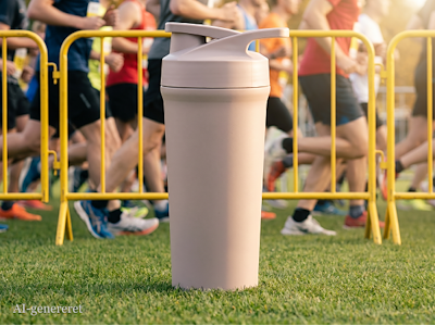 AYA&IDA Shaker Bottle 750 ml - Blød rosa