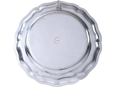 Højglaspoleret tinfad