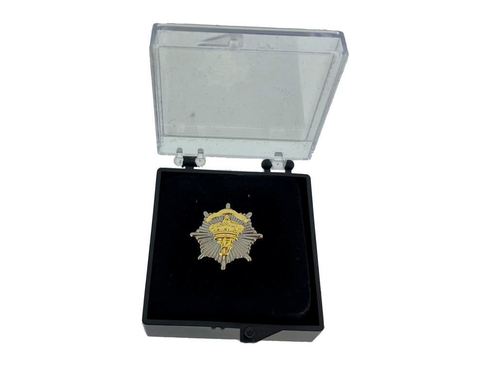 Livgardens sol m. B/C i æske