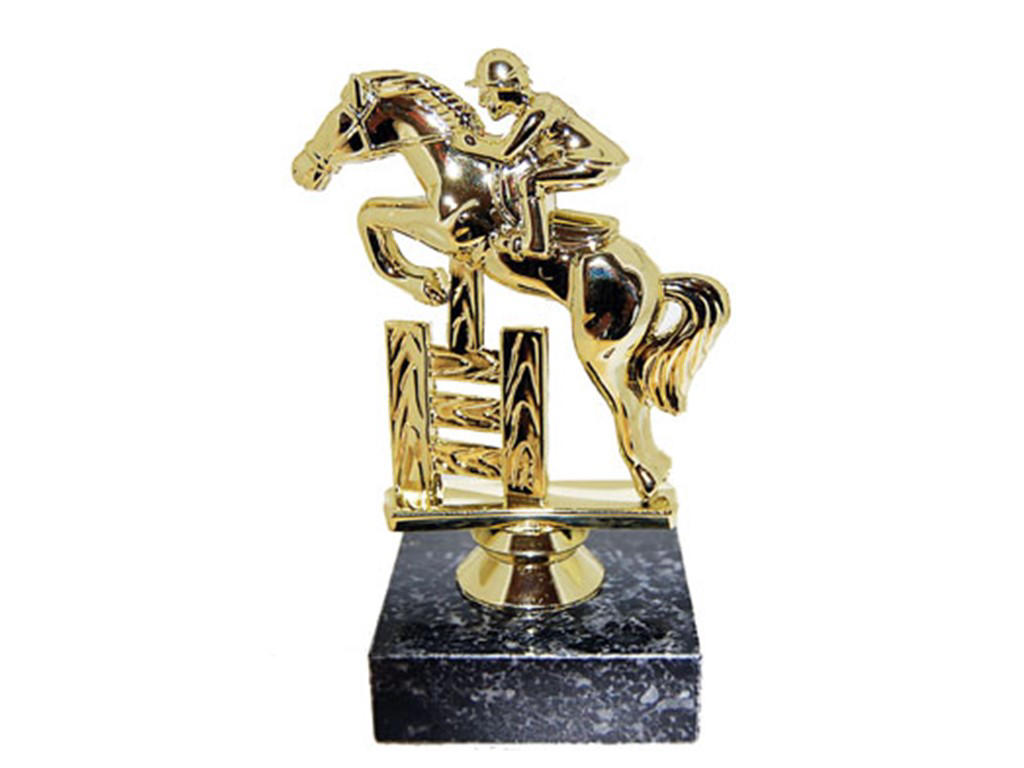 Sportsfigur hest spring 130 mm