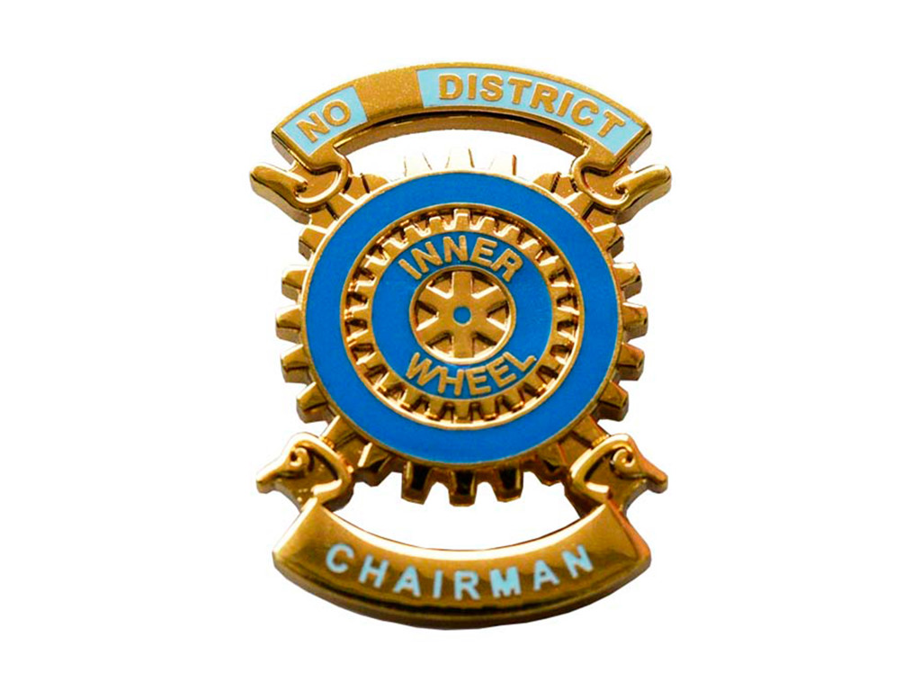 Inner Wheel Chairman Distriktbrochenål