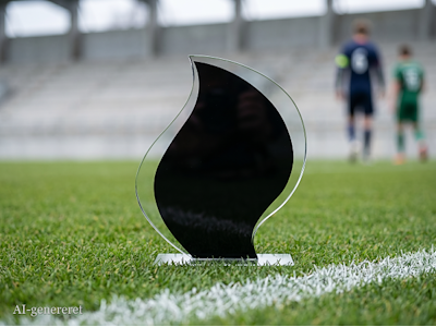 Statuette Glas m sort