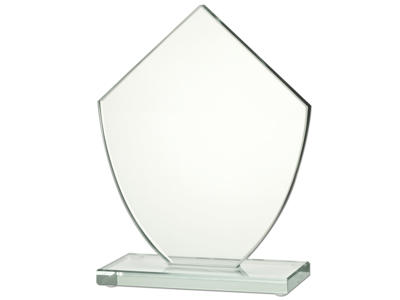 Statuette Glas Skjold 200 mm