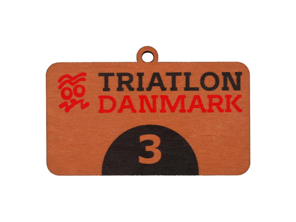 Triatlon Danmark træmedalje 3 plads