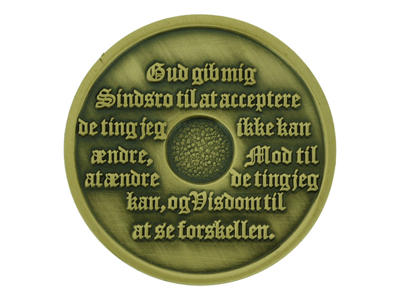 Mønt 16 år uden farve