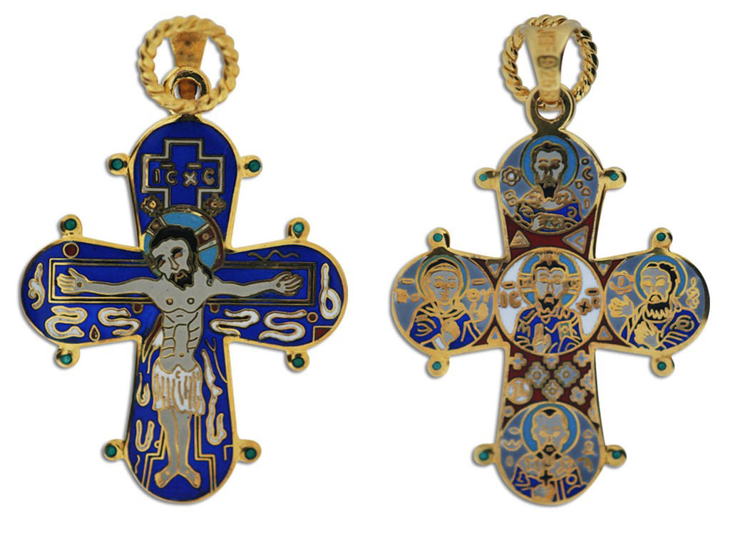 Dagmarkors i forgyldt sterling sølv