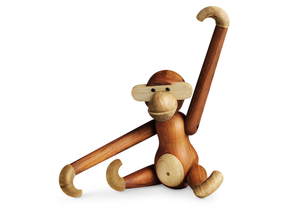 Kay Bojesen Abe  teak/limba 20 cm