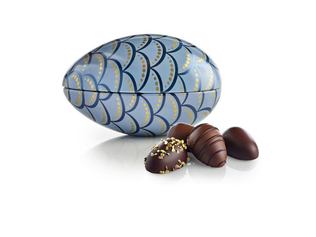 FABERGÉÆG MED  3 STORE MARCIPANÆG 60G.