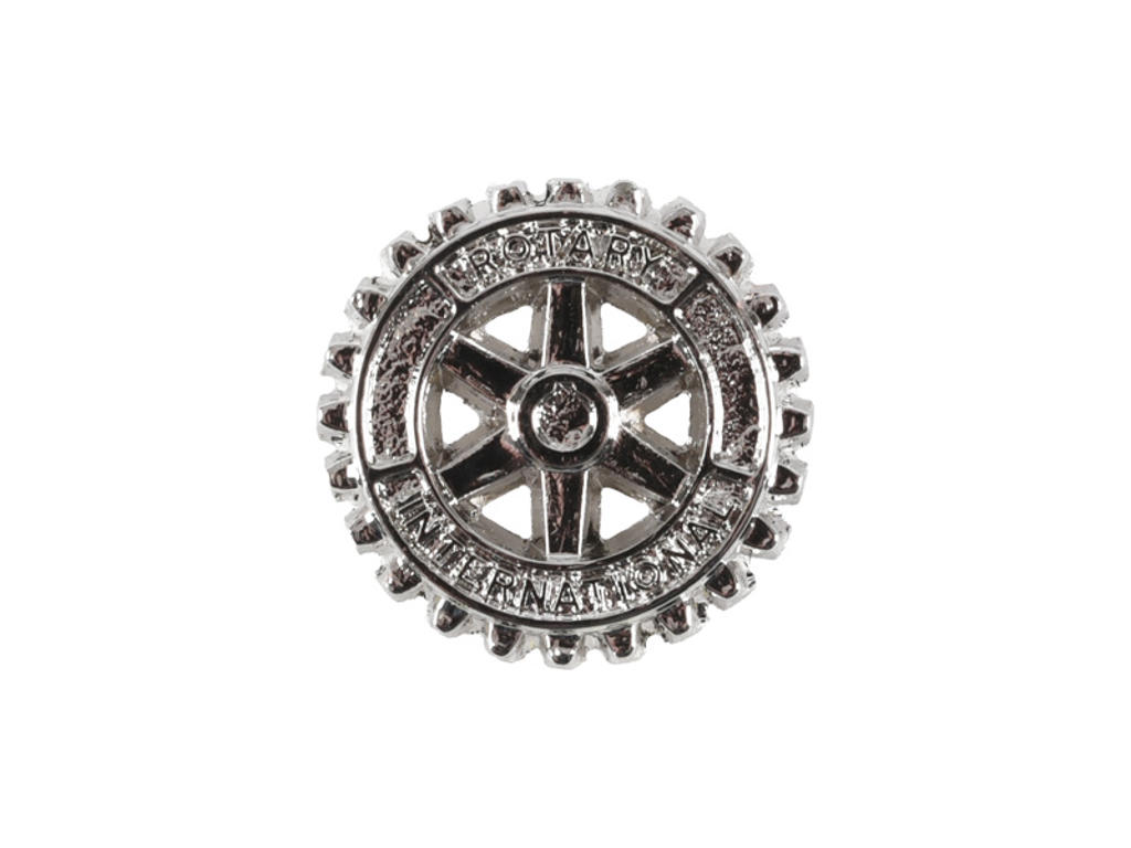 Rotary medlem 15 mm Sølv