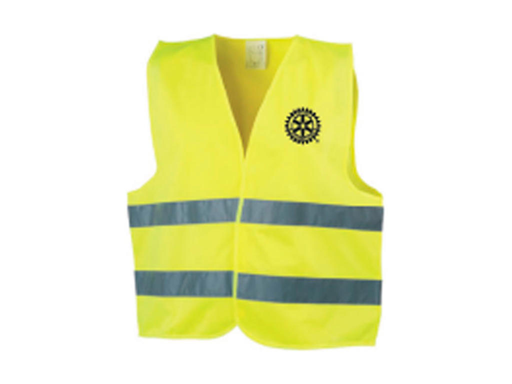 Gul vest med 2 x logo 