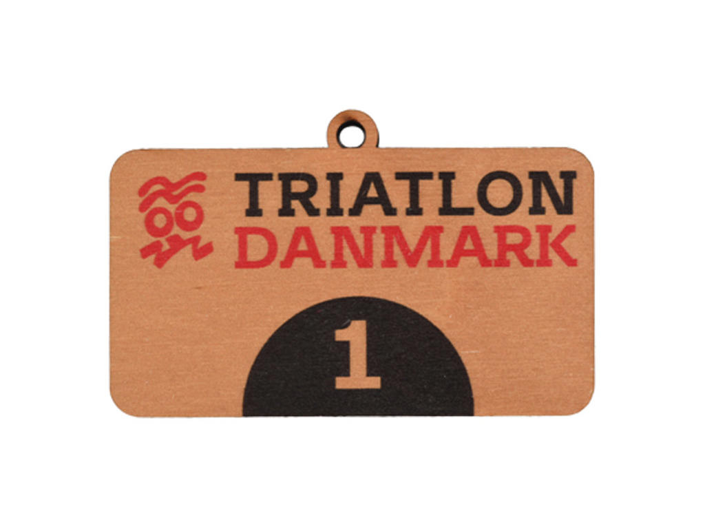 Triatlon Danmark træmedalje 1 plads
