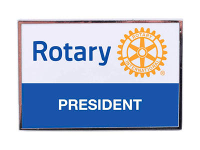 Rotary President, 30x20 mm
