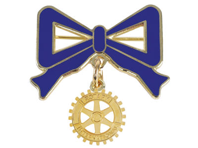 Rotary sløjfe m. emblem