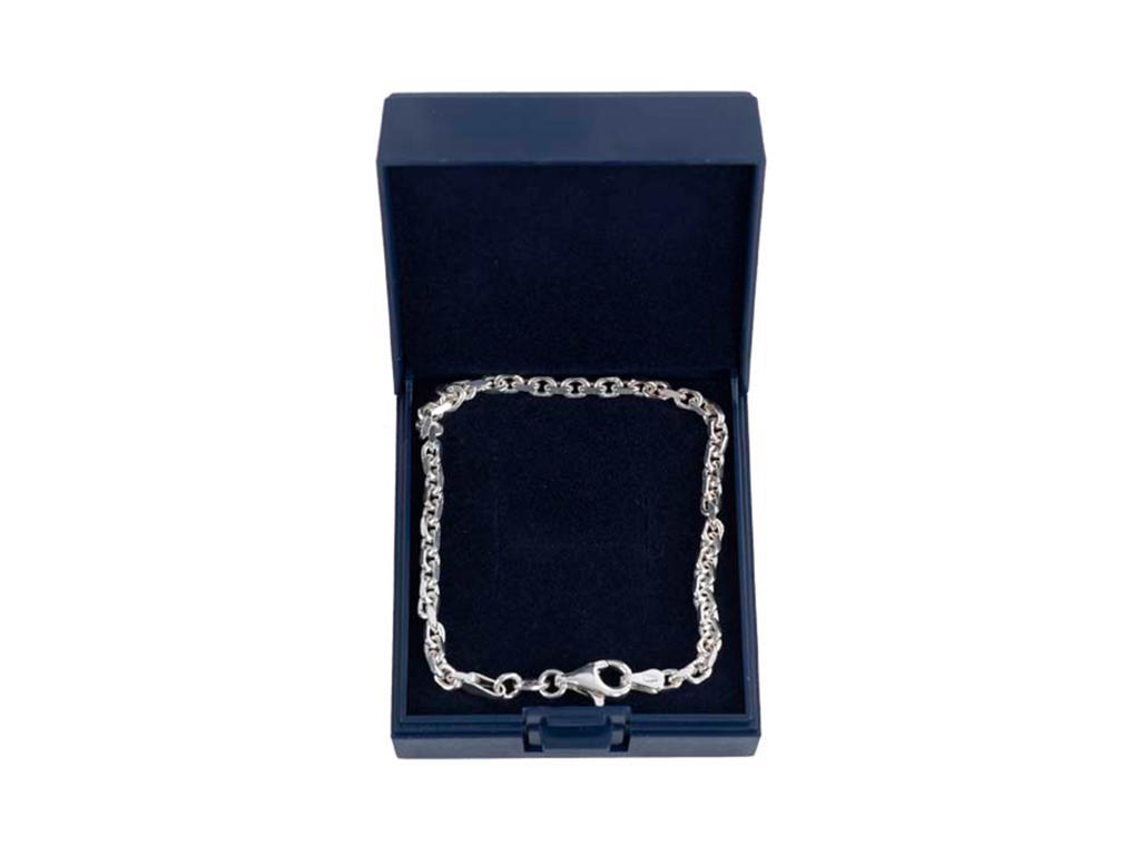 Emblem 14 mm m kæde forgyldt