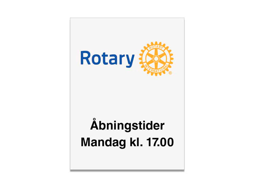 RI Club Name Plate, Transp Acrylic