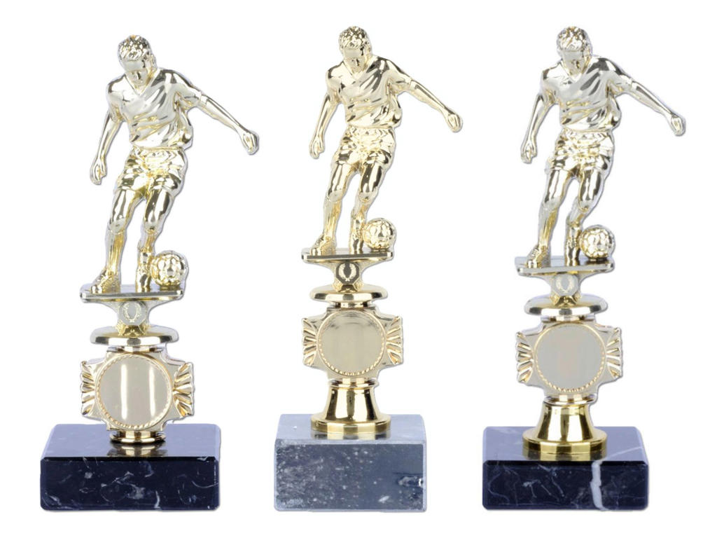 Sportsfigur Gylden Fodboldspiller