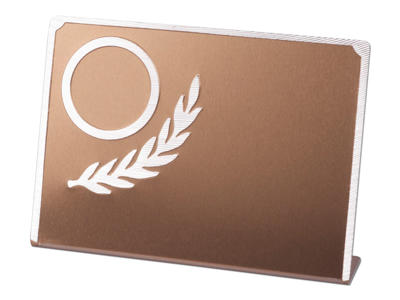 Alustatuette 70x98 mm - Bronze