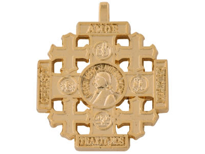 Jerusalem Medalje (guld) 17 mm.