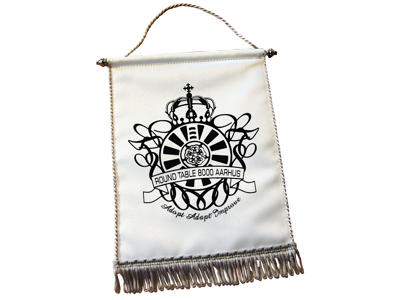 Banner dobbeltlag satin