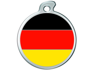 Hundetegn Tysk Flag lille