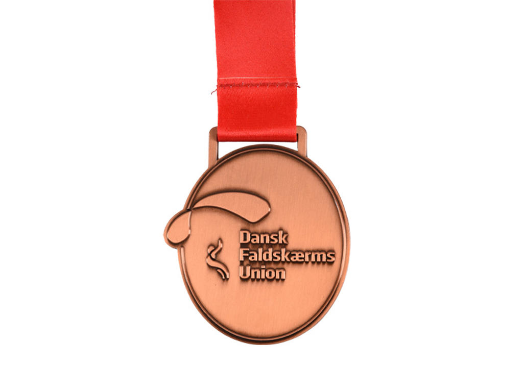 Dansk Faldskærms Union Bronze m/bånd