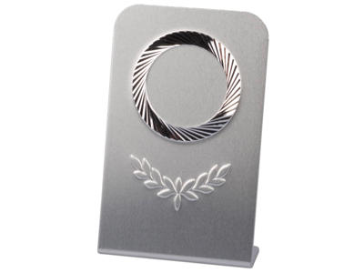 Alustatuette 80x50 mm - Sølv