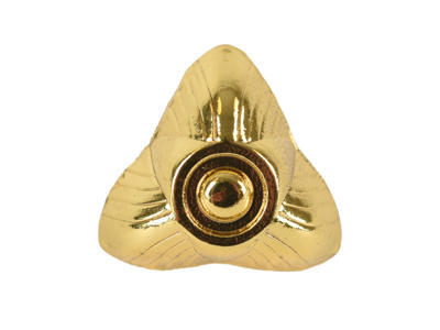 Stjerne 3 forgyldt m. sommerfuglelås