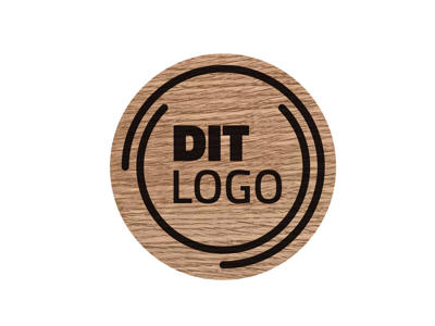 Træemblem 20 mm Rund