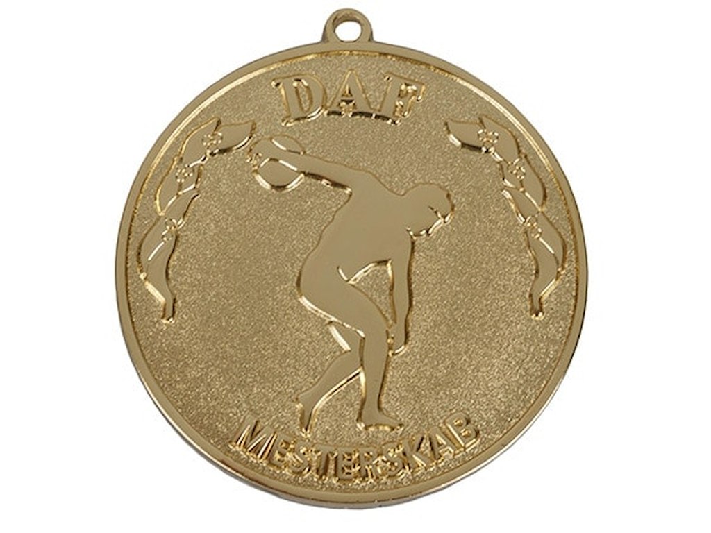 Dansk Atletik F. Øst/vest Guld 42 mm
