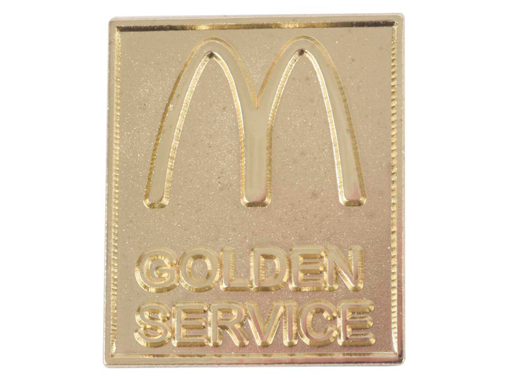 McDonald´s Golden Service pin