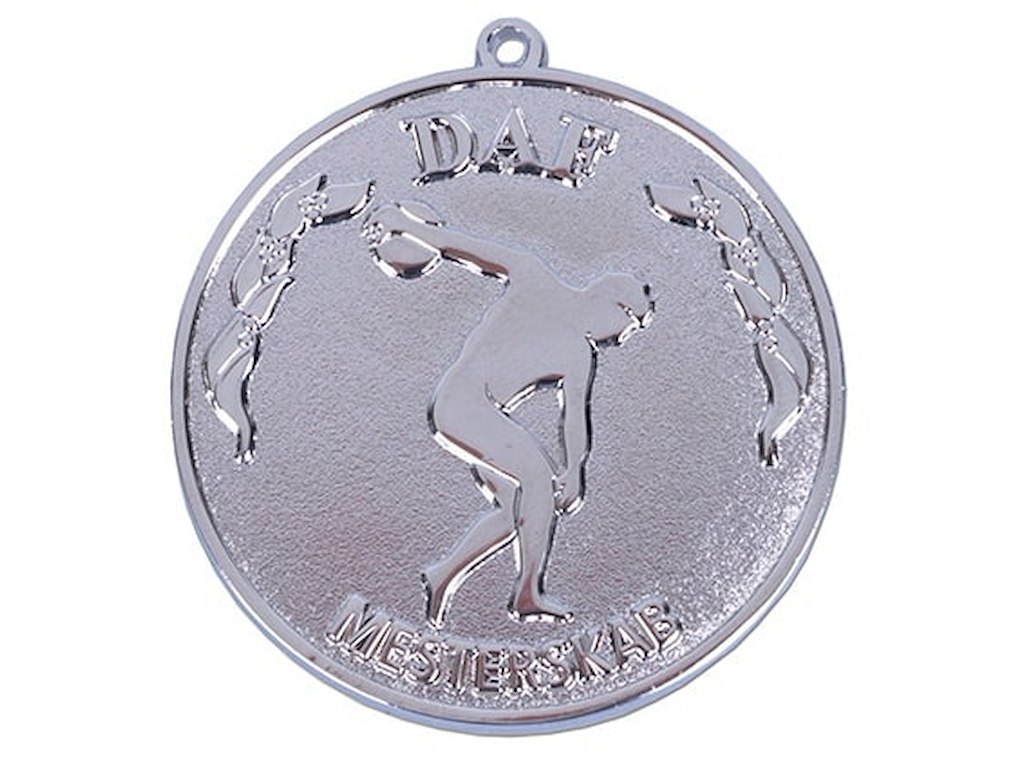 Dansk Atletik F. Øst/vest Sølv 42 mm