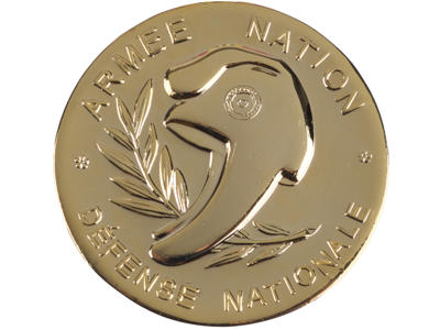Fransk Defence, Guld, 32mm