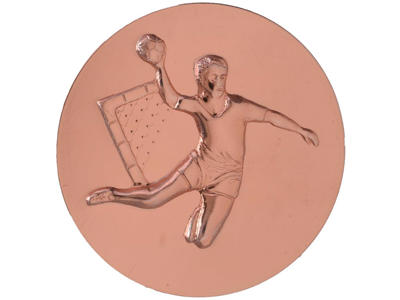 Aktivitetsemblem Håndbold Bronze - 50 mm
