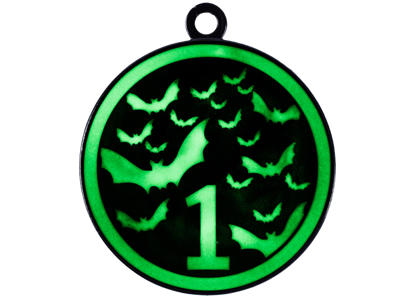 Medalje Glow in the dark Nr. 1