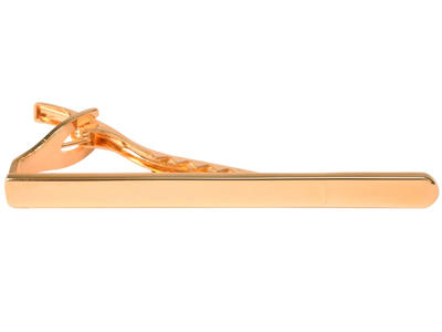 Slipsenål med gravering Guld