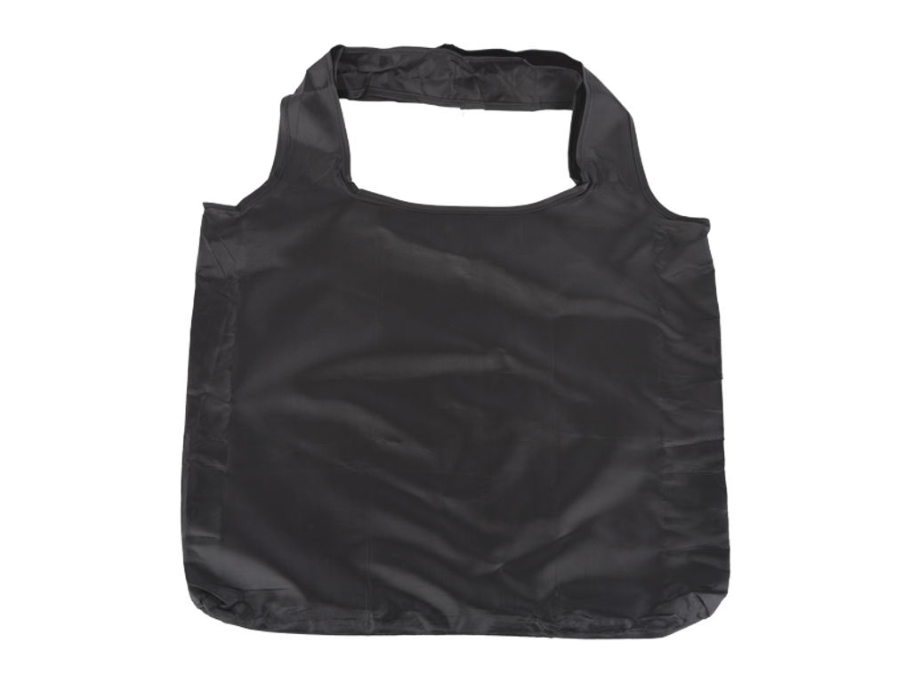 Sorte indkøbsposer i 100% rPET recycled bottles