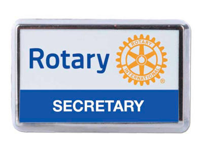 Rotary Secretary, 20x12 mm